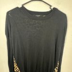 All Saints Black and Brown Crew Neck Sweater Photo 1