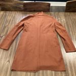 Carolina belle  Montreal scuba Rust Orange Brown Long Cardigan Duster Jacket S Photo 6