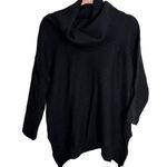 Tahari  Extra Fine Merino Wool Black Cowl Neck Sweater Sz Small Photo 0