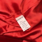 House Of CB NWOT  Sacha Red Bell Long Sleeves Satin Mini Dress sz L Photo 5