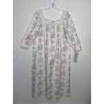 NWT vintage Lanz of Salzburg 100% cotton floral lace trim nightgown, USA large White Photo 12