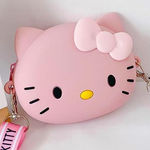 2 Pcs Crossbody Bags, Cute Soft Silicone Coin Purse with Adjustable Shoulder Strap Photo 0