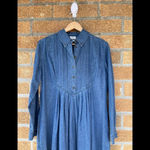 Laura Ashley  vintage denim maxi dress 6 Photo 1