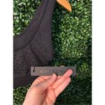 Carbon38 Rhinestones Cut Out Scoop Bra in Diamond Compression Photo 3