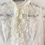 Vintage‎ Bridallure Prairie Lace Wedding Dress 70’s Size 2 Photo 3
