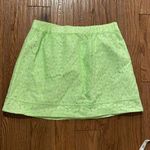 J.Crew neon lace mini skirt m Yellow Size M Photo 8