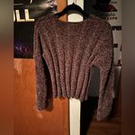 Z Supply  size small brown vneck sweater *buckle Photo 2
