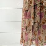 Aura NWT tiered ruffle skirt floral dress Photo 3