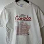 Canada Humor T Shirt Vintage Y2K Medium M White Graphic Tee Photo 8