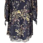 Aritzia Raison Off Shoulder Pleated Floral Whimsigoth Dress Photo 2