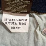 Kut From The Kloth NWT KUT from‎ the Kloth Katy Boyfriend Petite Embroidered Rose Jeans Crop Size 0 Photo 10