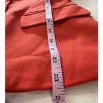 Merona orange two button tailored blazer jacket lined wool blend women 8 Photo 12
