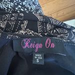 Reign On Gold Glitter Black Midi Dress Size S Photo 4