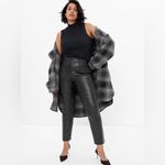 Gap  High Waisted Slim Fit Vegan Leather Pants in Black Size 27 or 4 Regular Photo 10