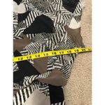 Style & Co NWT Macys scoop neck geometric blocked zebra print dolman sleeve blou Photo 6