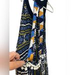 Raga  Riviera Maya Printed Midi Dress Women's Blue 100% Viscose Racerback Photo 2