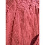 Faherty Willa Blouse Organic Cotton Women XS Peasant Top Shirt Puff Sleeve Coral Photo 14