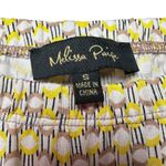 Melissa Paige Palazzo Pants Size S Boho Geometric Floral Tropical Print Stretch Photo 6