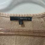 matty m  V-neck sweater with sequin design. Size S Photo 1