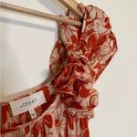 THE GREAT Cascade Dress in Burnt Red Hibiscus Flower Size undefined Photo 6