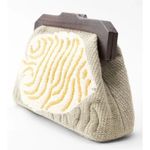 ZARA NWT Embroidered Fish Clutch Bag Rare Statement Piece Photo 1