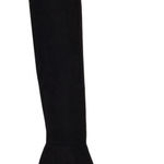 Nine West  Knee High Black Dress Boots Size 8 Pointed Toe Block Heel Side Zip Photo 0