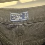 Abercrombie & Fitch  Black Annie High Rise Denim Shorts Women’s Size 32/14 Photo 2