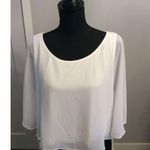 Plus size 18W Black White Maxi Formal Dress Overlay Wedding Dinner Party Photo 1