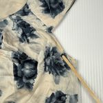 Ann Taylor Floral Print Top Pleated Cap Sleeve Blouse XS Photo 4