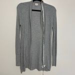 A New Day  Gray Open Front Cardigan Soft Lightweight Layering Sweater Photo 2