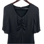 & Other Stories & Other Stories Black Viscose V-Neck Dress Size 6‎ Photo 1