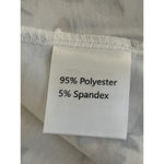 Fantaslook Blouse Womens XL White Floral Print Short Sleeve Ruffle Front Top NWT Photo 5