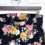 Torrid Womens Shorts Biker Floral Black Pink Casual Stretch Plus Size 1X Photo 3
