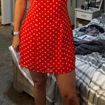 Beginning Boutique  Red Polka Dot Dress Photo 1