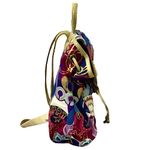 Coach  Poppy Backpack with Wide Adjustable Straps and Multicolor Vibrant Print Photo 3