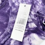 NEW Suzzi Womens S Tank Top Bohemian Tie Dye Purple White Fringe Summer Photo 5