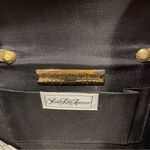 Whiting & Davis Vintage 70’s-80’s Saks Fifth Ave black silk geometric envelope crossbody bag Photo 3