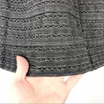 Francesca’s Dina Be Black Textured Skater Shirt L Size L Photo 9