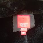 Esprit  Black Faux Fur Lined Coat SIZE L Women’s Warm Winter Jacket Photo 3