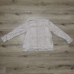 Kate Spade New York Leopard Print Long Sleeve Top Women's Size L Gray Pink Size L Photo 2