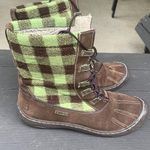 Woolrich  Leather and Flannel Winter Boots Size 7.5 Photo 0