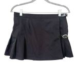 Brandy Melville  Dana Buckle Pleated Skirt Black One Size Photo 1
