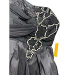 Alice + Olivia  Black Rhinestone and Tulle Mini Dress NWT Sz. XS Photo 2