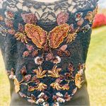 Free People Black dress Embroidered Beaded Sequin Secrets of Eden Photo 12