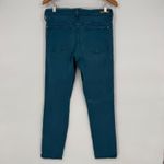 Pilcro  By Anthropologie Jeans Womens‎ 29 Teal Denim Cotton Stretch Skinny Leg Photo 6