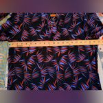 Anne Klein M Semi-Sheer Pullover V-Neck Blouse Photo 8