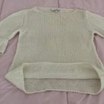 Gio & Gio. White Wool and Mohair Blend Tiered Sleeve Sweater, size S Made in Italy Photo 11