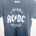 AC/DC  High Voltage Women’s Gray Short Sleeve Scoop Neck T-Shirt Photo 1