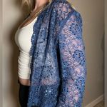 Emma street formal beaded cardigan Blue Size 8 Photo 2