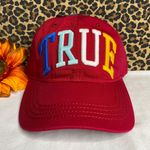 True Religion ⭐️NWT⭐️ Red Rainbow TRUE Adjustable Baseball Hat | OSFA | Photo 4